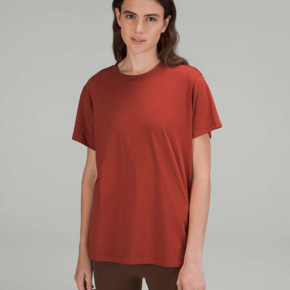 Lululemon All Yours Cotton T-Shirt Cayenne